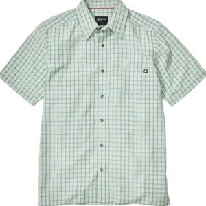 NWT Marmot Men's Eldridge Short-Sleeve Shirt - Crushed Mint - Small